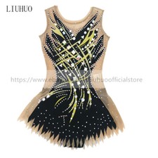 Costume donna ragazza ginnastica ritmica body competizione aerobica multicolore