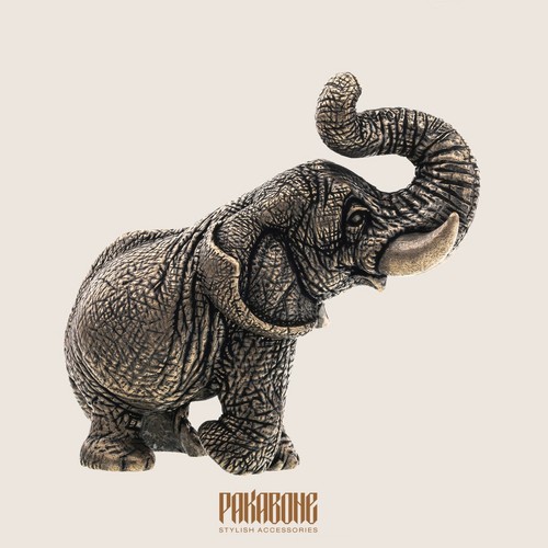 Figurina bronzo elefante - bronzo,