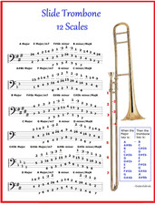 SLIDE TROMBONE CHART - 12