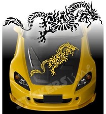 Adesivo DRAGO tribale per
