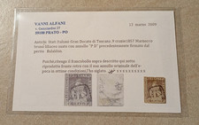 1857 TOSCANA 9 CRAZIE TIMBRATO