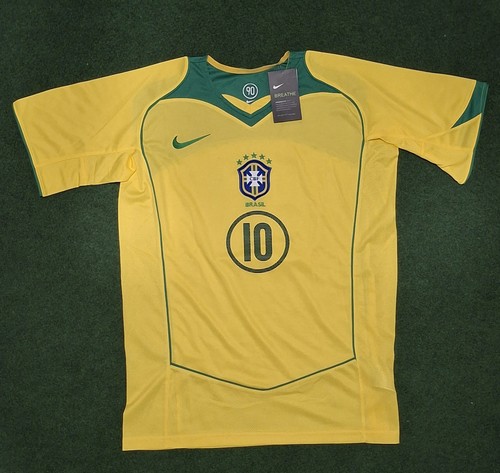 Maglia brasile 2004 ronaldinho - maglia,