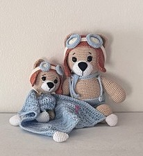 Orso uncinetto, aviatore