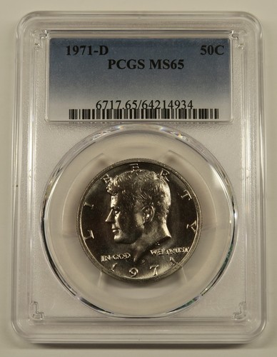1971 kennedy mezzo dollaro - 1971, d