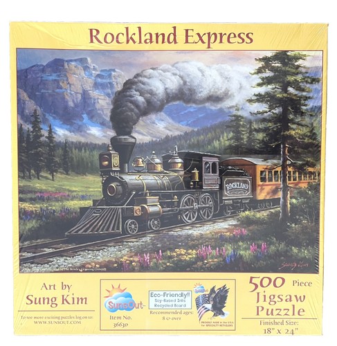 Rockland express treno - express, puzzle