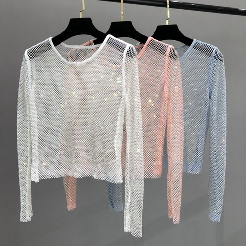 Donna trasparente brillantini - donna,