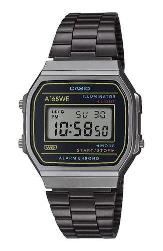 Orologio casio a168wehb - casio, a168wehb-1a