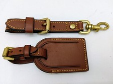 MULBERRY TAG PORTANOME PER BAGAGLI E BRACCIALE DA POLSO CON MOSCHETTONE NUOVI 