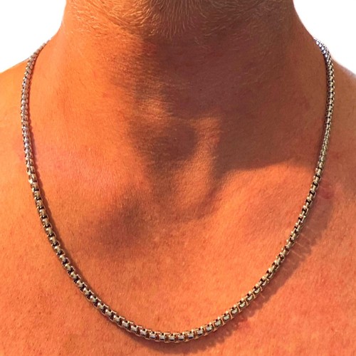 Collana catena acciaio inox - collana,