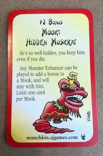 Carta promozionale munchkin - munchkin, fu