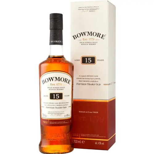Bowmore years old single - bowmore,