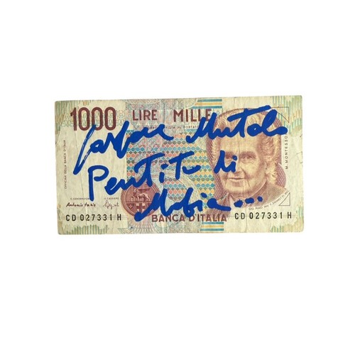 Banconota italiana 1000 - italiana,