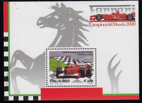 2001 foglietto nuovo ferrari - 2001,