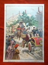 Retrocopertina Tribuna Illustrata del 1902 Giro Elettorale Johnson Pubblicità