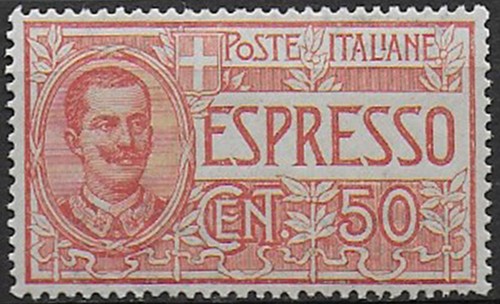 1920 italia express 50c red - 1920,