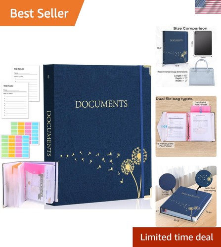 Document organizer linen - linen, folio