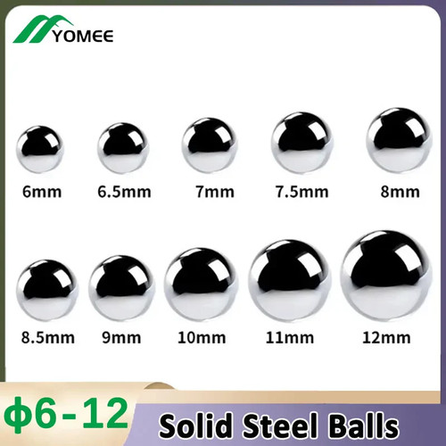 Sfere acciaio 12mm - 6-12mm, 2-100pz