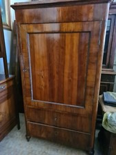 ARMADIO LASTRONATO IN NOCE FINE '800