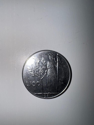 Moneta 100 lire - moneta,