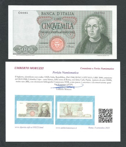 Italy lire 5000 fds rrrr - 5000,