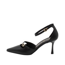 ALBANO - Decollete' in pelle nero....