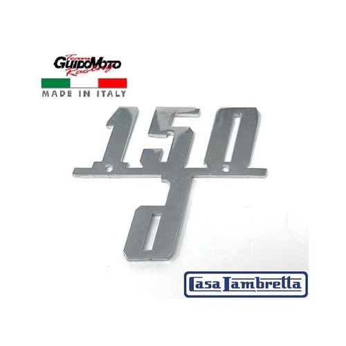 Scritta cromata lambretta 150 - cromata,