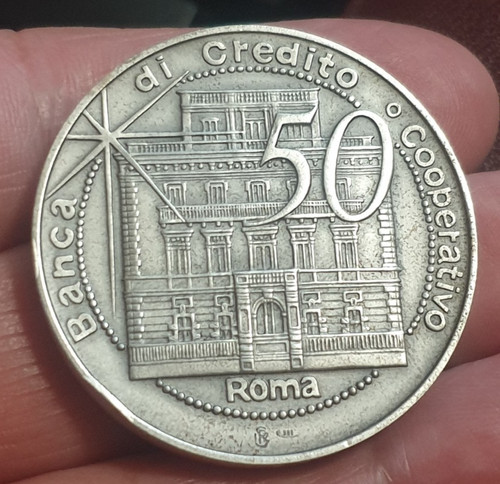 Medaglia argento 50 - medaglia,