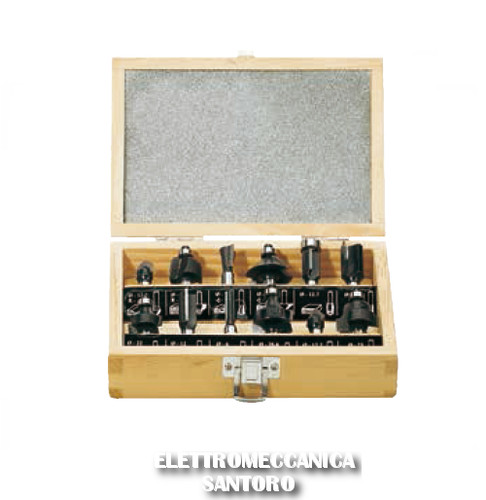 Set frese legno compa - set, 12
