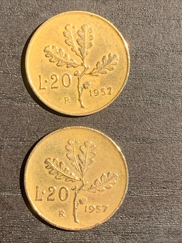 Lotto monete lire 1957 - lire,