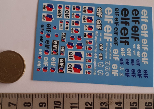 Decals decalcomanie elf - decals, 1/43