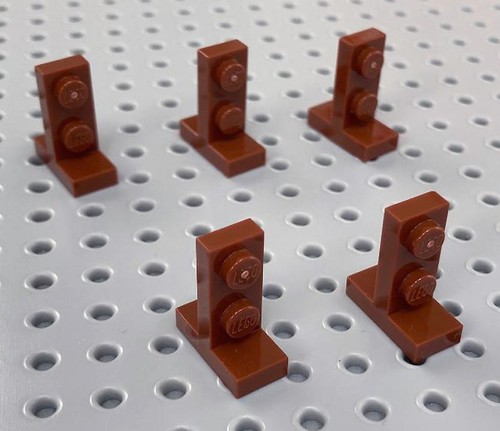 Lego staffa marrone rossastro - staffa,
