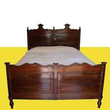 LETTO MATRIMONIALE IN LEGNO