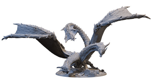 Miniatura drago fantasy - drago,