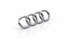 Stemma Audi Argento Cromato