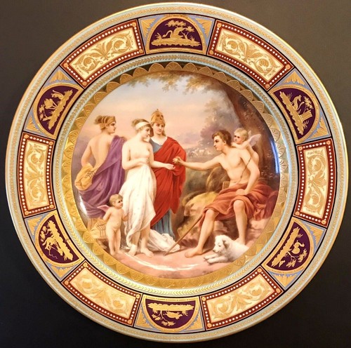 Piatto sfarzoso porcellana