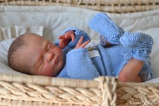 Martina's Babies reborn real baby doll sold-out Bambam by Severine Piret