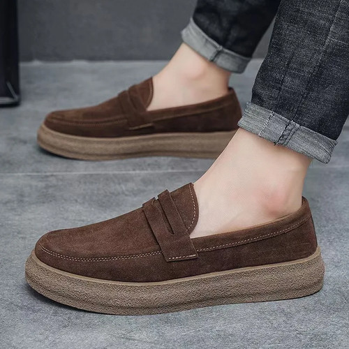 Mocassini uomo platform moda