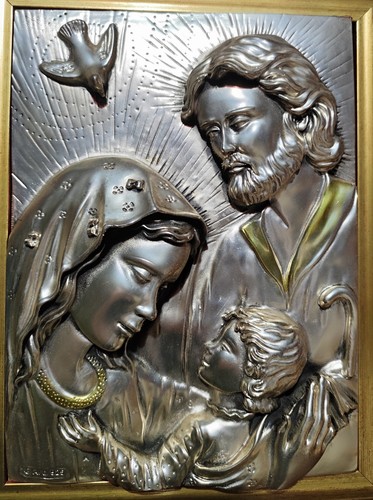 Sacra famiglia argento - sacra,