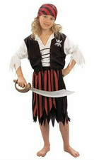 Costume bambina Pirata ragazza