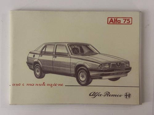 Alfa romeo libretto - alfa,