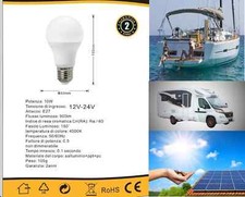 LAMPADINA LED 12V - 24V E27