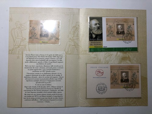 2003 folder antonio meucci - folder,