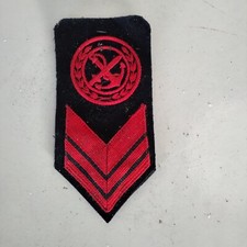 Coppia Fregio incursori marina militare su panno lana