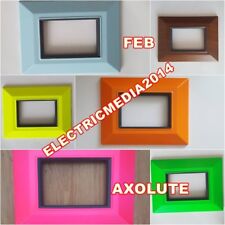 PLACCA PLACCHETTA PER compatibile AXOLUTE in abs coprinterruttori prese usb led