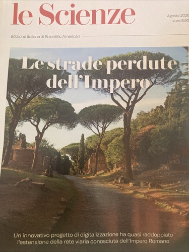 Rivista scienze agosto - scienze,