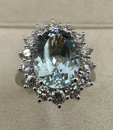 Anello oro bianco 18kt con - anello,