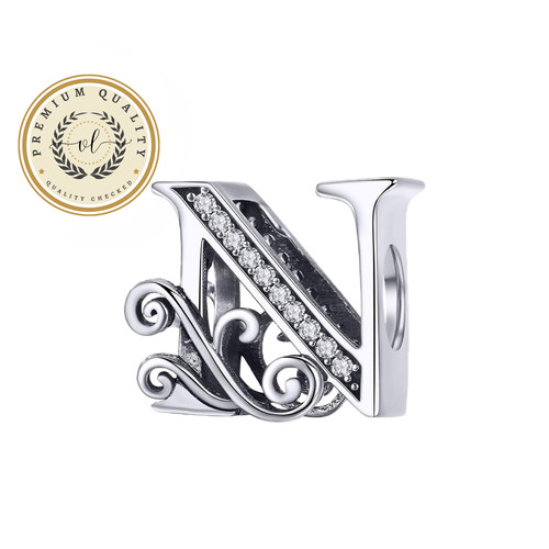 Charm calligrafico lettera - charm,
