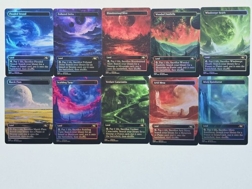 Fetch land set foil altered - set, foil-altered