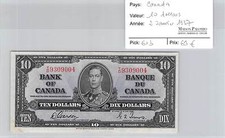 Banconota Canada - 10 Dollari