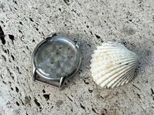 Rara e insolita cassa alette Longines anni 40 corno di mucca tutta acciaio Ref.3457 buon ordine